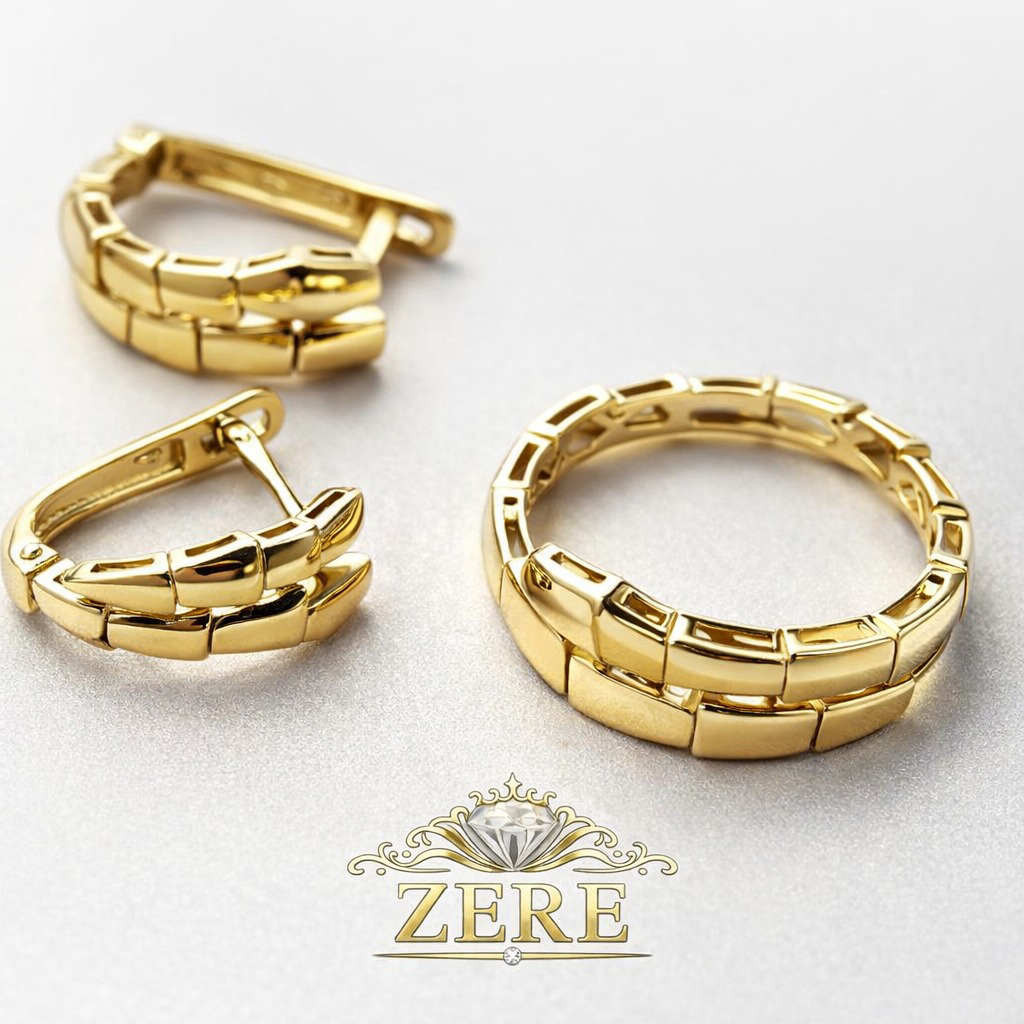 Комплект Zere ZR030405 золото 4.4гр 18р купить,406100