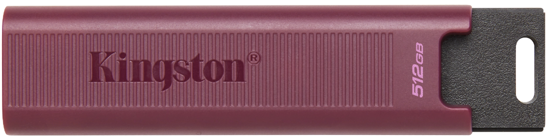 USB флешка Kingston DataTraveler Max DTMAXA/512GB бордовая
