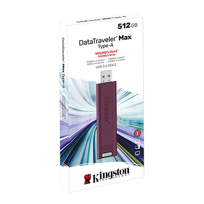 USB флешка Kingston DataTraveler Max DTMAXA/512GB бордовая купить,0