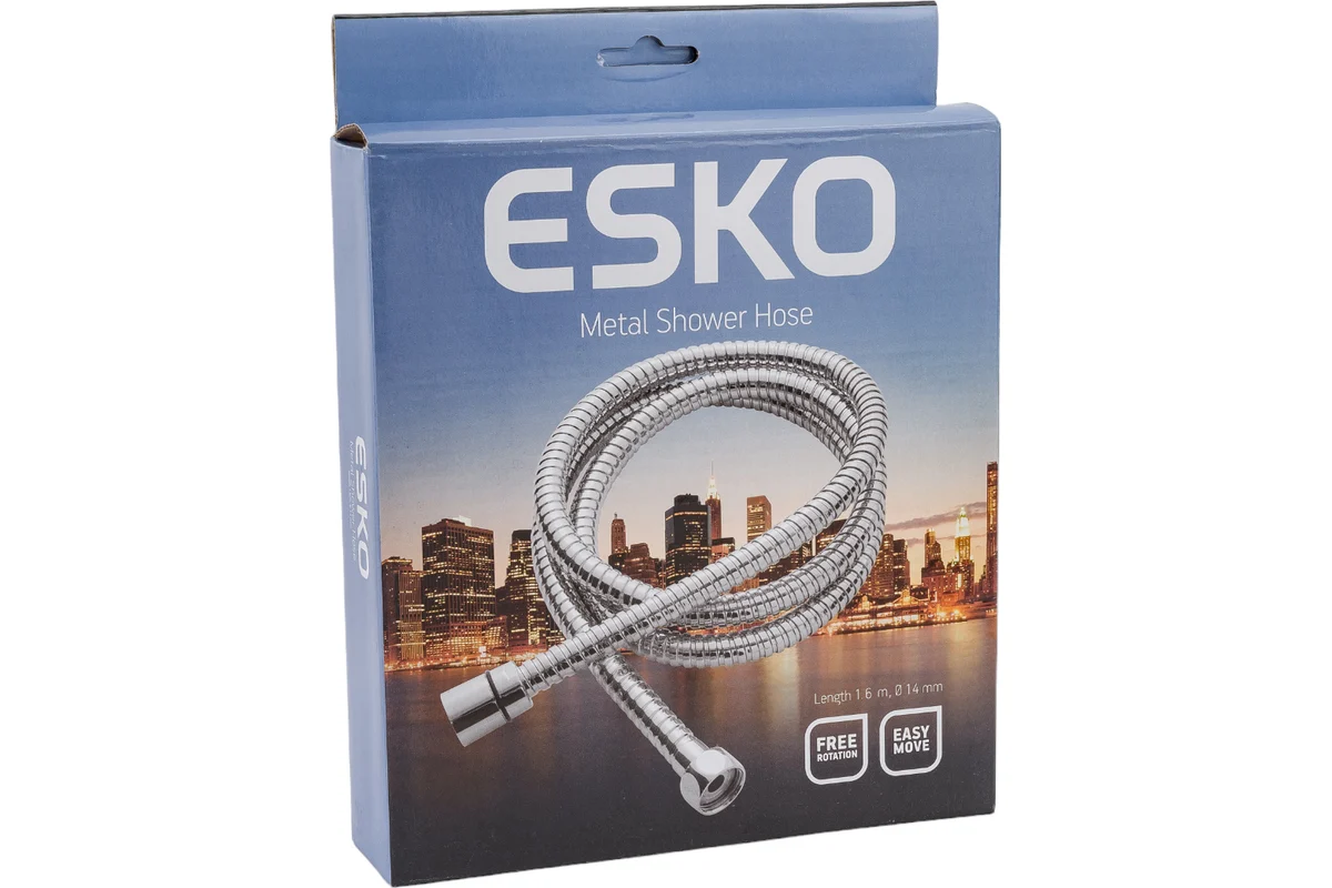 Душевой шланг Esko MSH16 хром купить,30173