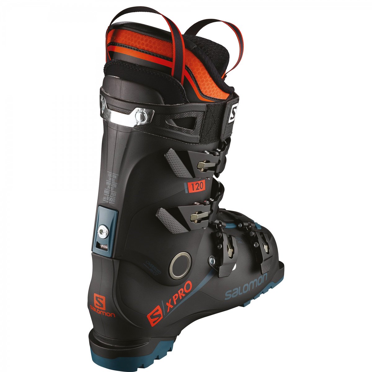 Ботинки для лыж Salomon X Pro 120 27-27.5 черно-оранжевые
