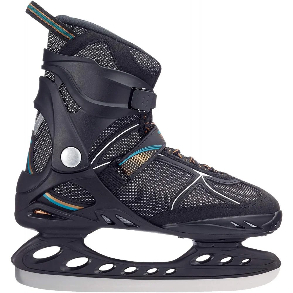 Коньки прогулочные Fila Primo Ice 46 black-blue-bronze черные купить,NaN