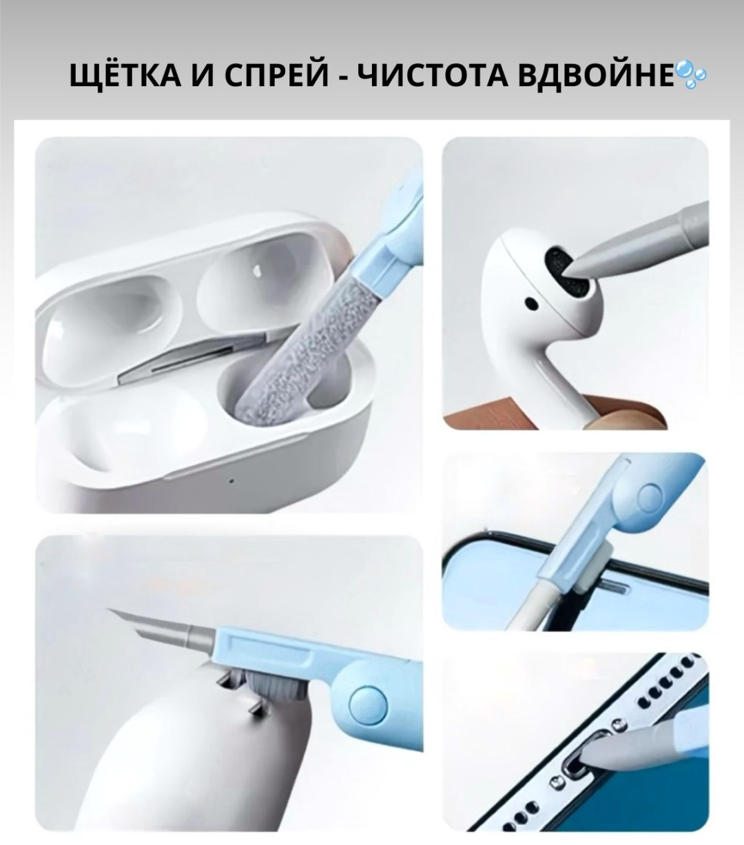 Многофункциональная щетка CLN-7IN1-01 купить,NaN
