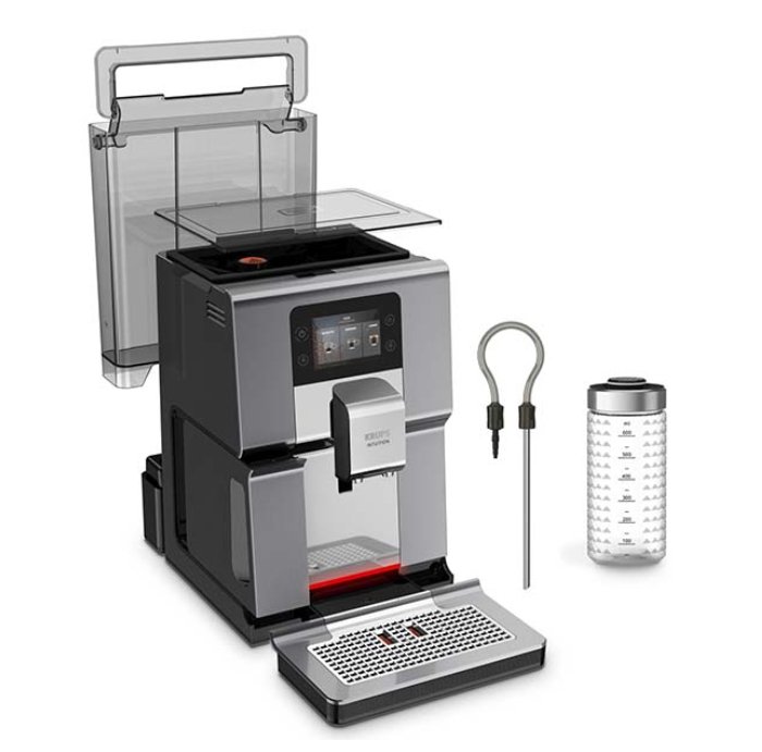 Кофемашина Krups EA875E10 серебристая - ForteMarket Кофемашина Krups EA875E10 серебристая купить,0
