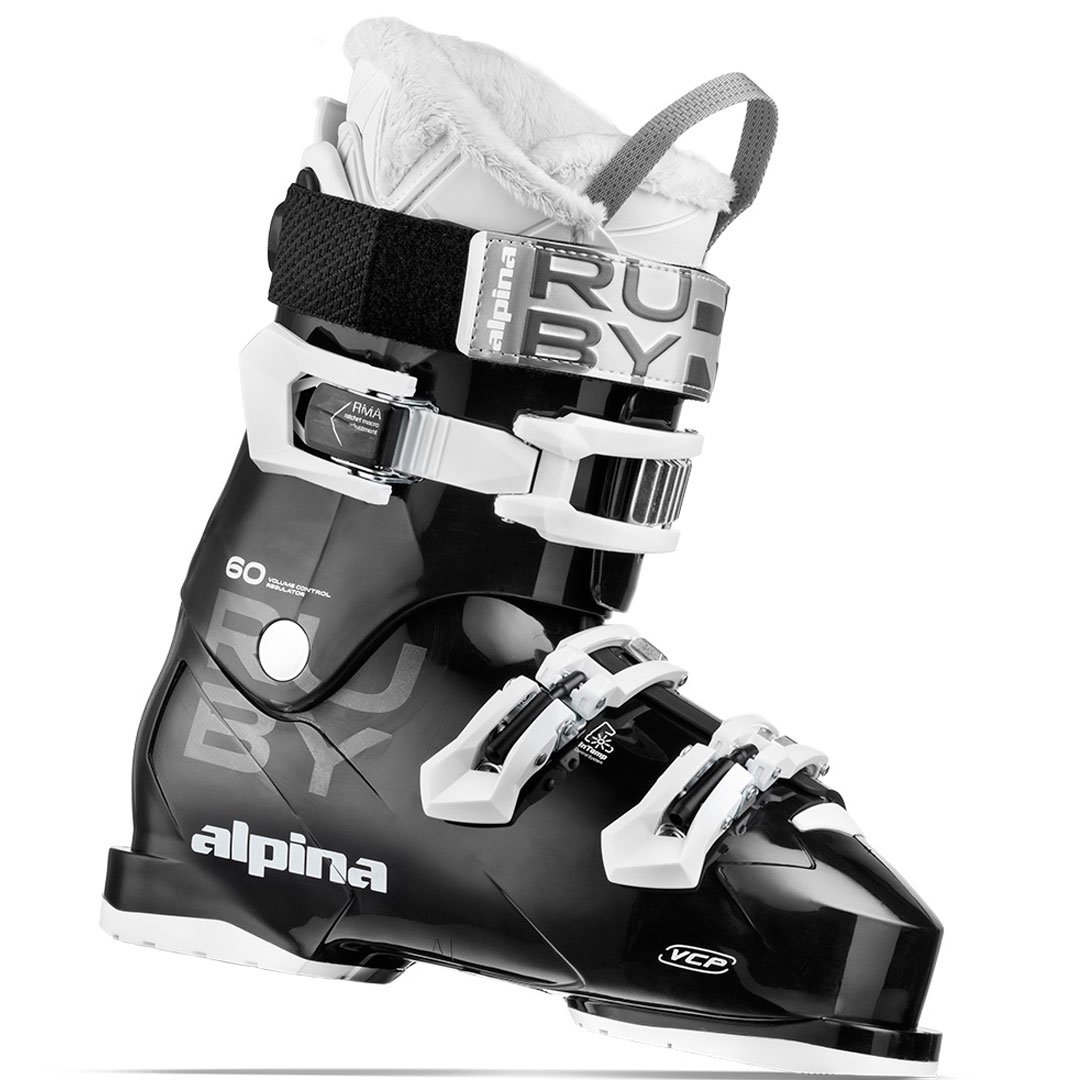 Ботинки для лыж Alpina Ruby 60 26 бело-черные