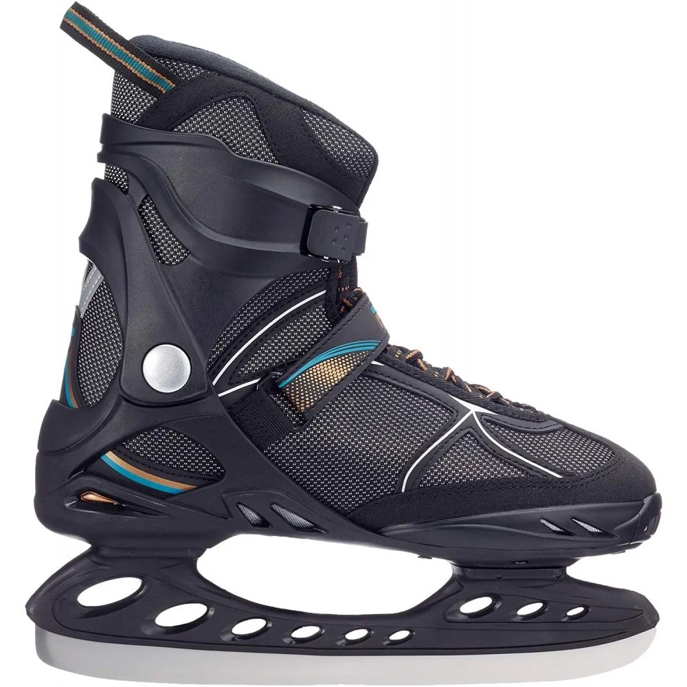 Коньки прогулочные Fila Primo Ice 45 black-blue-bronze черные купить,NaN