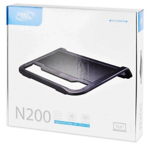 Охлаждающая подставка Deepcool N200 15,6" N200 DP-N11N-N200 Black - ForteMarket Охлаждающая подставка Deepcool N200 15,6" N200 DP-N11N-N200 Black купить,0