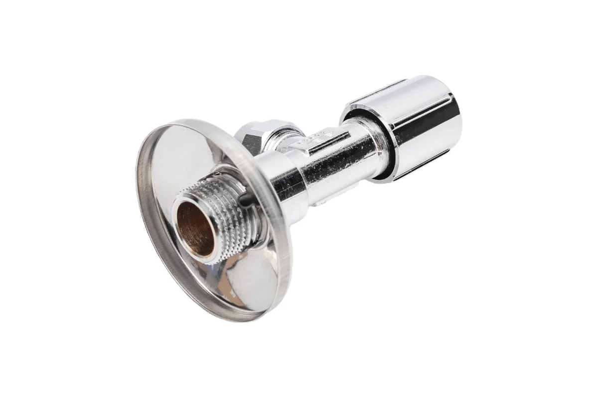 Угловой вентиль с металлической розеткой Grohe 1/2х3/8 22037000 хром купить,NaN