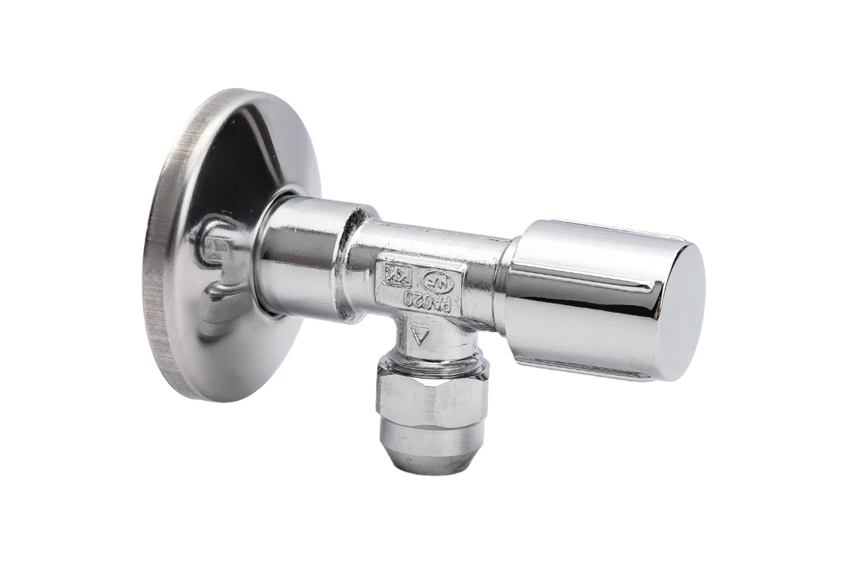 Угловой вентиль с металлической розеткой Grohe 1/2х3/8 22037000 хром купить,NaN
