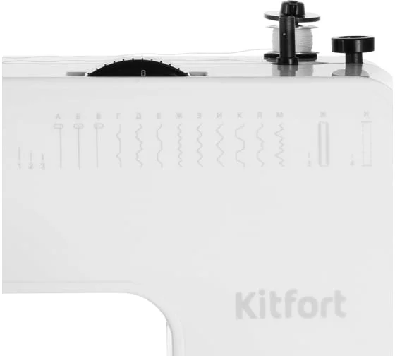 Швейная машина Kitfort КТ-6044 черно-белая - ForteMarket Швейная машина Kitfort КТ-6044 черно-белая купить,0