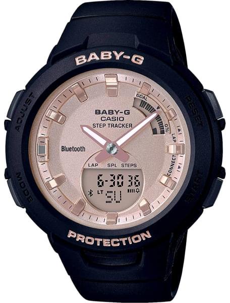 Часы Casio BSA-B100MF-1AER черные  купить,NaN