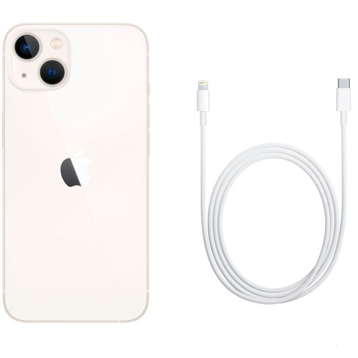 Смартфон Apple iPhone 13 128GB Starlight + акция Airpods 3 и адаптер 20W  купить,NaN