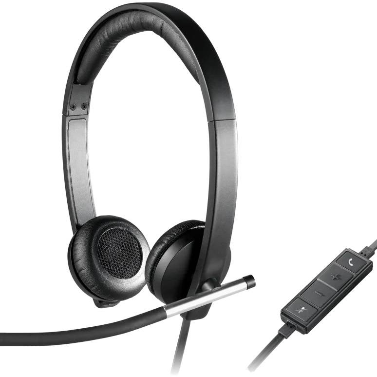 Наушники Logitech H650e Headset черные