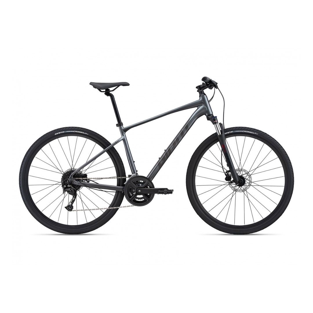 Велосипед Giant Roam 2 Disc - 2021 M-25 700 черный купить,NaN