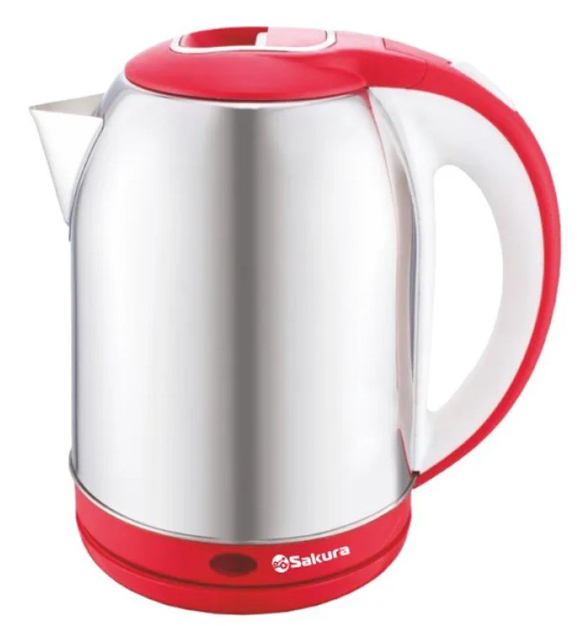 Электрочайник Sakura SA-2164WR 2.5л красно-белый купить,NaN