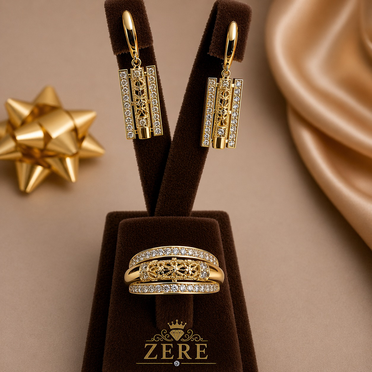 Комплект Zere ZR040415 золото 6.4гр 18р купить,564100