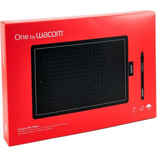 Графический планшет Wacom One Medium CTL-672-S/N черно-красный купить,44921