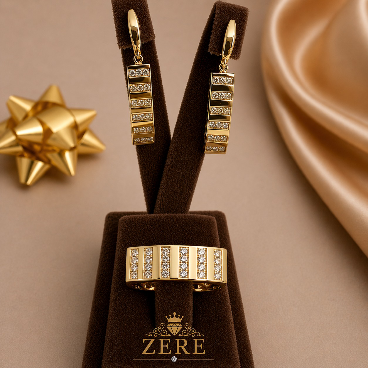 Комплект Zere ZR040413 золото 7.7гр 18р купить,681100