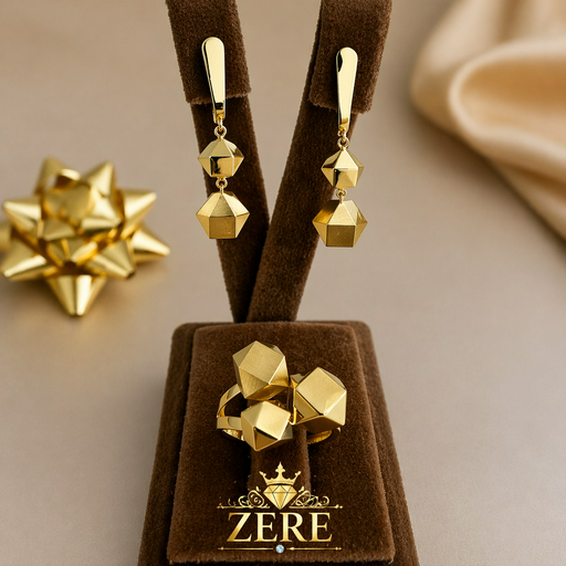 Комплект Zere ZR040403 золото 6.8гр 18р