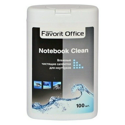Салфетки влажные Favorit Office Notebook Clean F430029 100 шт