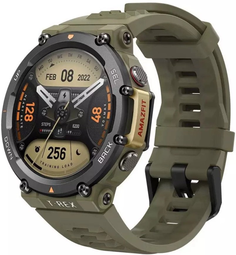 Смарт-часы Xiaomi Amazfit T-Rex 2 Green купить,NaN