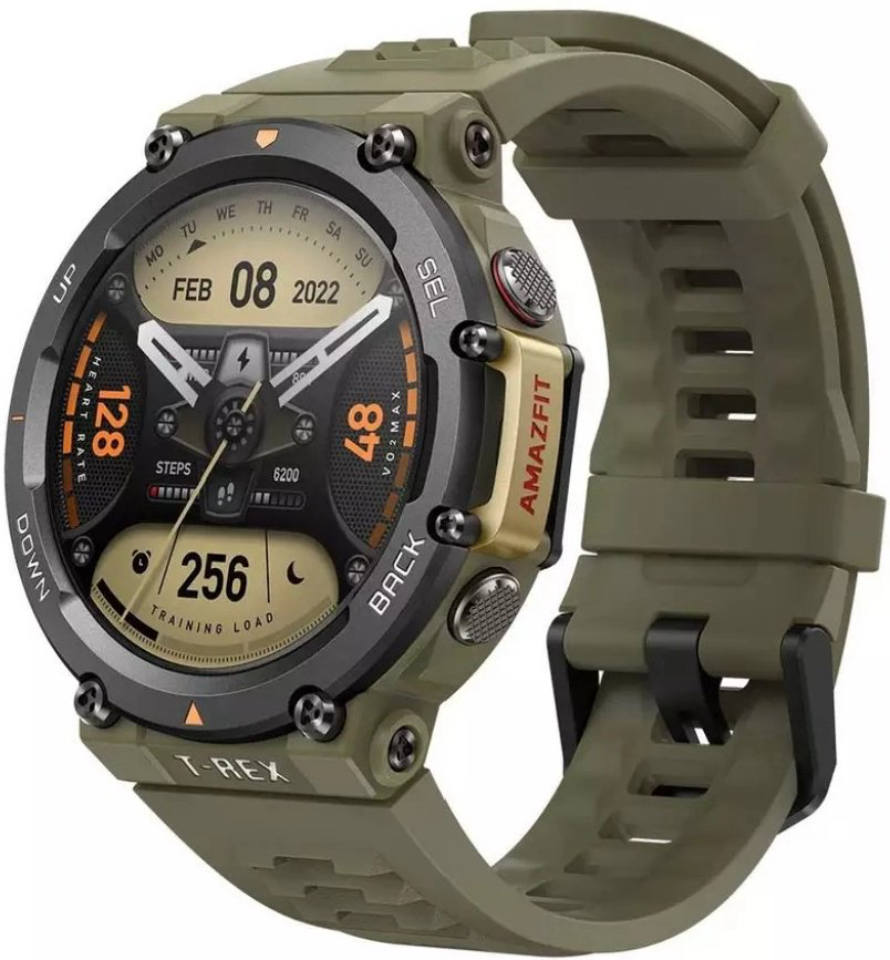 Смарт-часы Xiaomi Amazfit T-Rex 2 Green купить,NaN