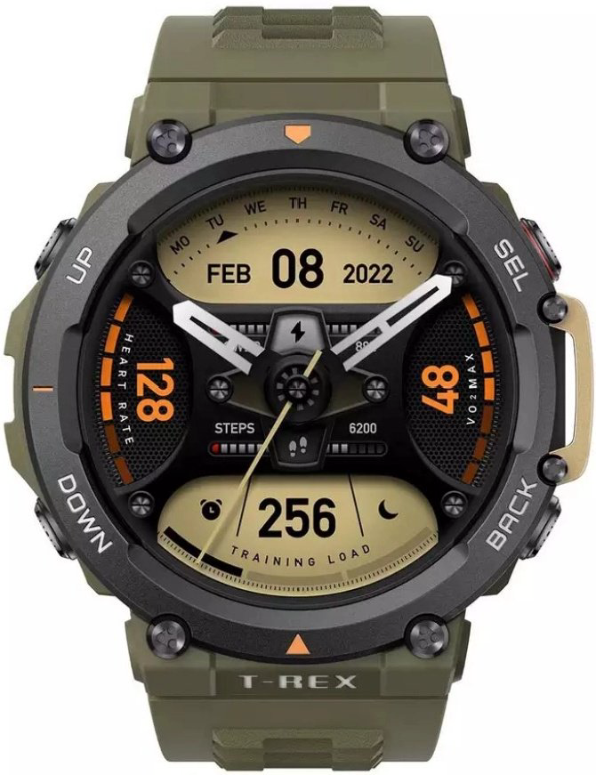 Смарт-часы Xiaomi Amazfit T-Rex 2 Green купить,NaN