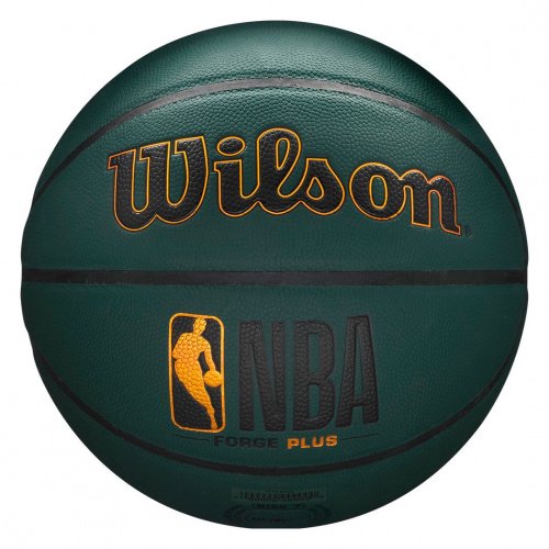 Мяч баскетбольный Wilson NBA Forge Plus 7 зеленая купить,NaN
