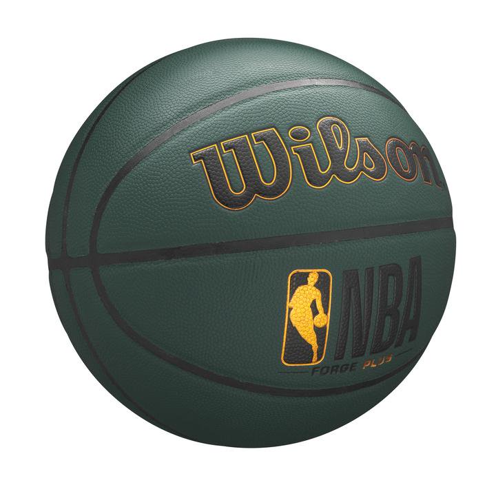 Мяч баскетбольный Wilson NBA Forge Plus 7 зеленая купить,NaN
