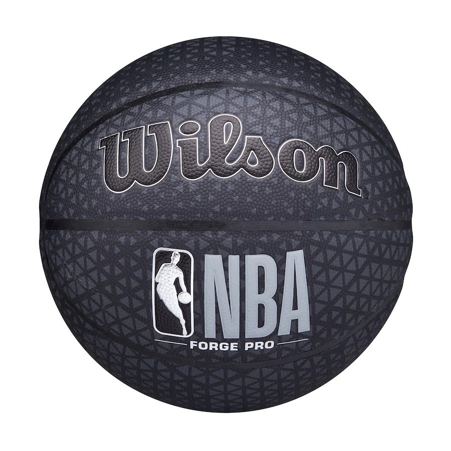 Мяч баскетбольный Wilson NBA Forge Pro Printed 7 черный купить,NaN