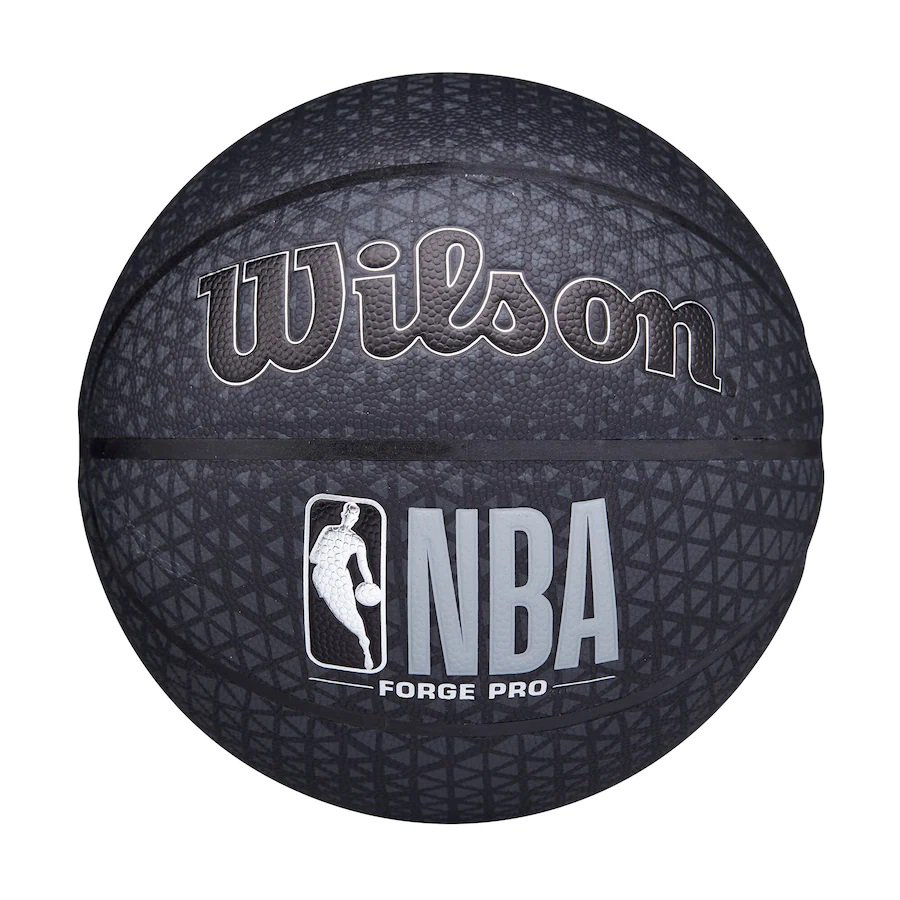 Мяч баскетбольный Wilson NBA Forge Pro Printed 7 черный купить,NaN