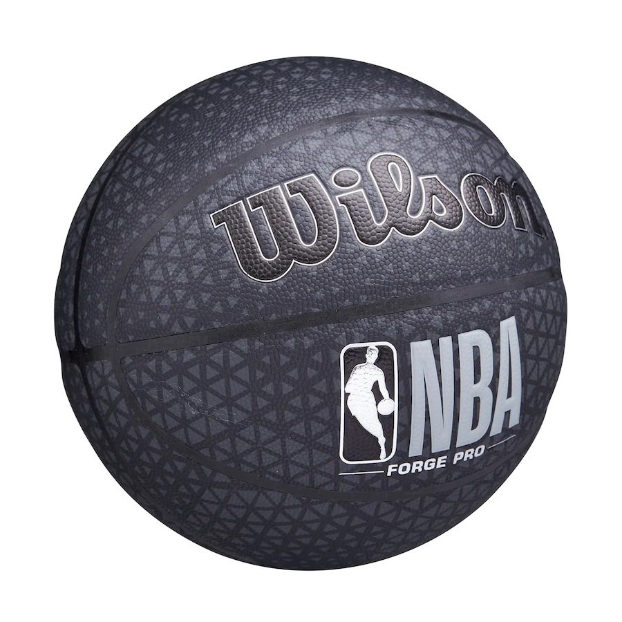 Мяч баскетбольный Wilson NBA Forge Pro Printed 7 черный купить,NaN