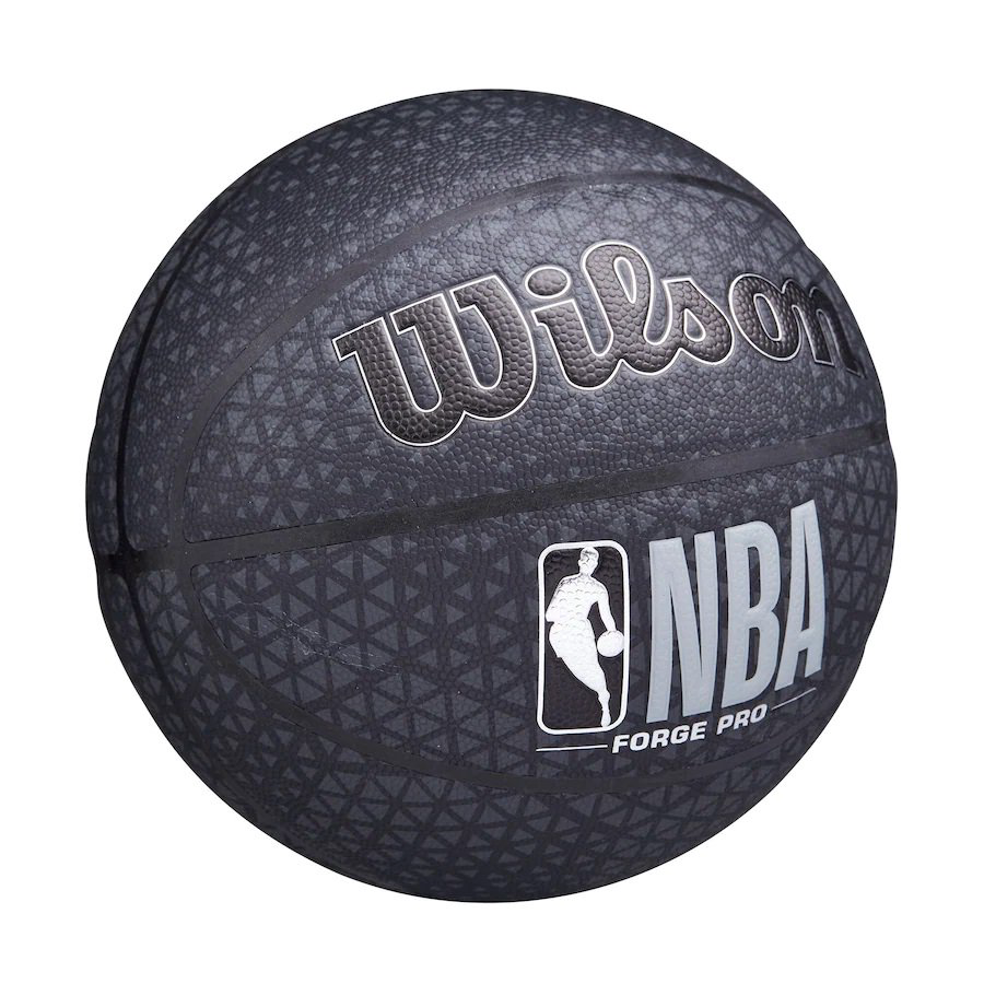 Мяч баскетбольный Wilson NBA Forge Pro Printed 7 черный купить,NaN