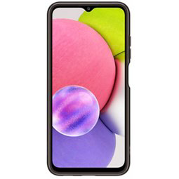 Чехол Samsung Soft Clear Cover для Galaxy A03s EF-QA037TBEGRU черный
