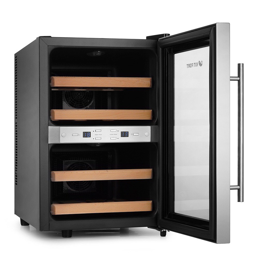 Винный шкаф Kitfort KT-2404 черный - ForteMarket Винный шкаф Kitfort KT-2404 черный купить,0