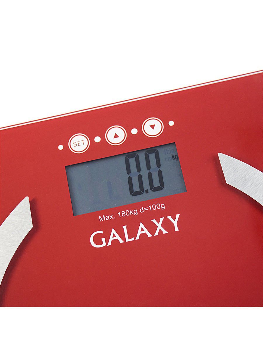 Весы напольные Galaxy GL 4851 красные купить,0