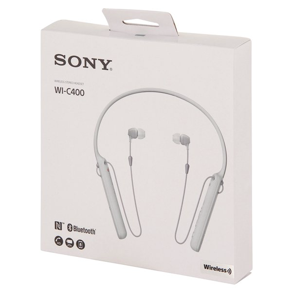 Наушники Sony WI-C400 W.E белые купить,NaN