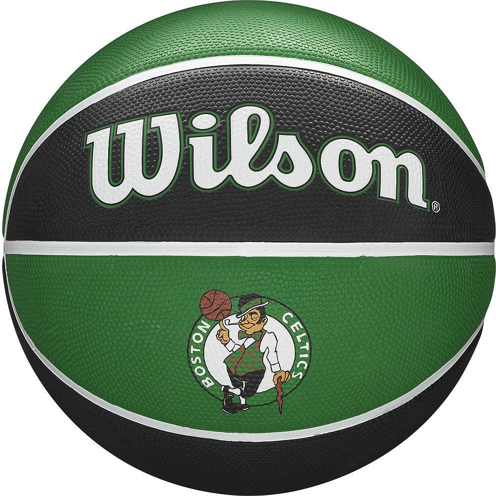 Мяч баскетбольный Wilson NBA Team Tribute Boston Celtics 7 черно-зеленый купить,NaN