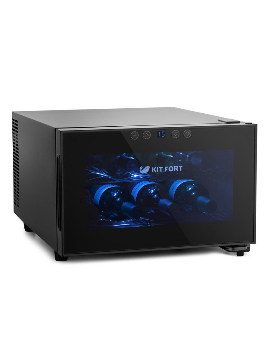 Винный шкаф Kitfort KT-2403 черный