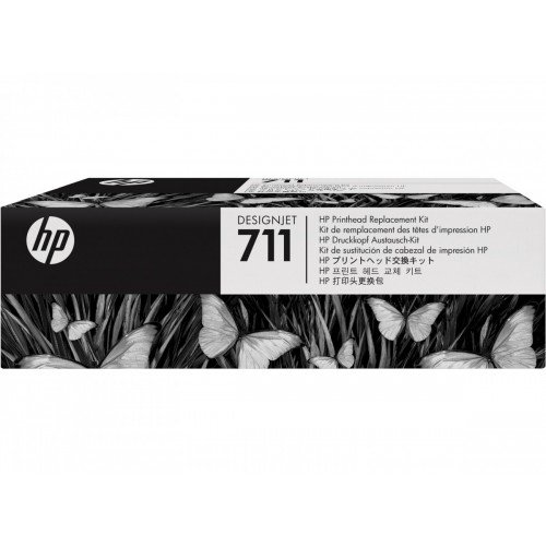 Комплект для замены печатающей головки HP 711 C1Q10A многоцветный