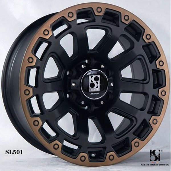 Комплект дисков KoKo SL501 R17х8,5 5x130 D84.1 ET0 черно-бронзовый купить,NaN