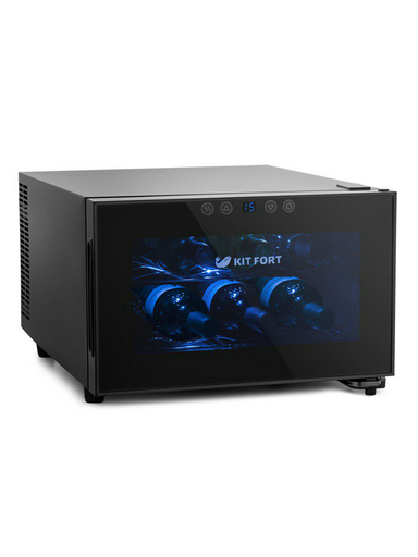 Винный шкаф Kitfort KT-2403 черный