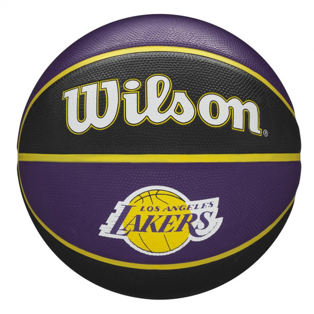 Мяч баскетбольный Wilson NBA Team Tribute LA Lakers 7 черно-фиолетовый купить,NaN