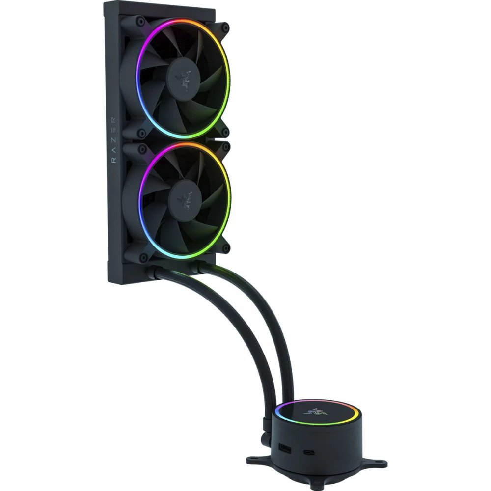 Система водяного охлаждения Razer Hanbo Chroma RGB AIO Liquid Cooler 240mm RC21-01770100-R3M1 купить,0