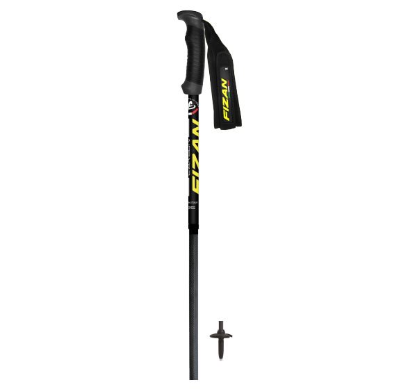 Палки горнолыжные Fizan Carbon 120 черный купить,NaN