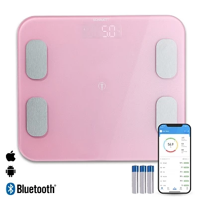 Весы напольные Scarlett SC-BS33ED102 розовые