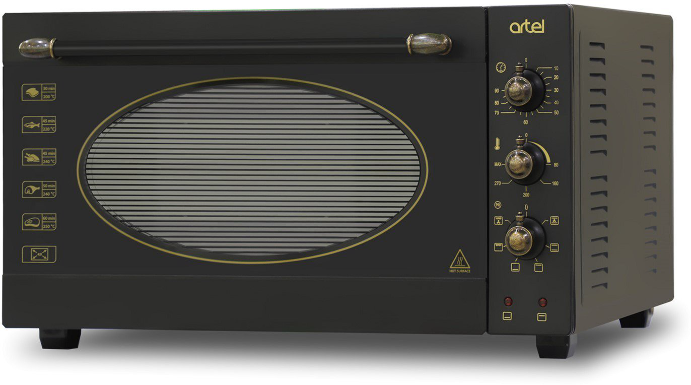 Мини-печь Artel MD 4218 L Retro черная купить,NaN