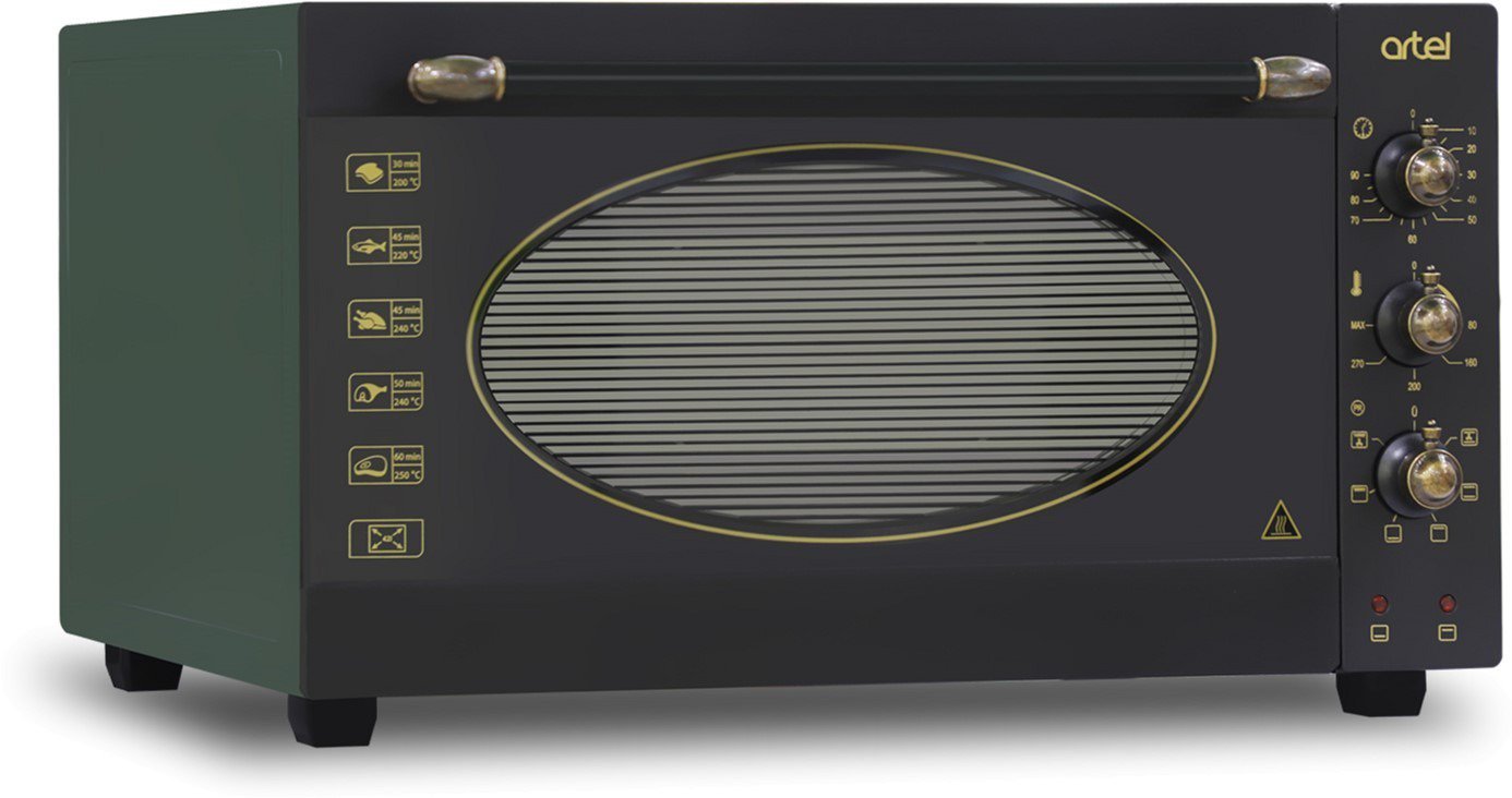 Мини-печь Artel MD 4218 L Retro черная - ForteMarket Мини-печь Artel MD 4218 L Retro черная купить,0
