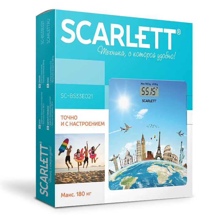 Весы напольные Scarlett SC-BS33E021