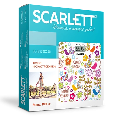 Весы напольные Scarlett SC-BS33E026